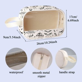 Buch-inspiriertes Geschenk, Buch, Club, Fantasie, Romane, Leser, Kosmetiktasche, Dornen, Buch, Make-up, Reißverschlusstasche, We All Bear Mb UK, 0