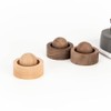 2 Pieces Wooden Essential Oil Diffusers Round Ball Aromatherapy Diffuser