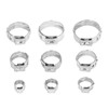 180Pcs Fuel Hose Clamps Kit Stainless Steel Injection Line Accessories