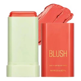 Rubor en Barra Krofaue On the Go Blush Rojo para Maquillaje de Ojos                                                                                   