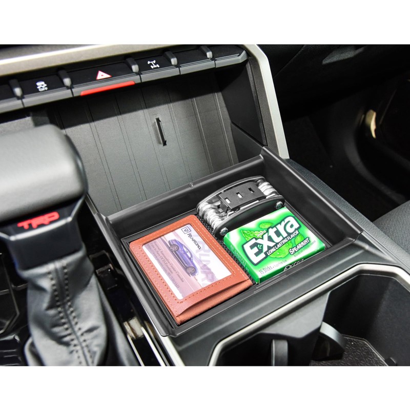 RUNROAD Lower Center Console Organizer Compatible with Toyota Tundra 2022