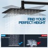 Shower Head,10 Inch High Pressure Rain Shower Head with Handheld