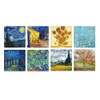PieceRelax D1600 16-Piece Set of 8 Magnetic Puzzle, Van Gogh's