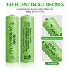 GENYESTAR Rechargeable AA Batteries NIMH 1.2V 1500mAh Double A Battery
