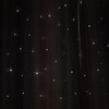 1pc Curtain Simple Gradient Hollow-out Star Pattern Double Layer Blackout