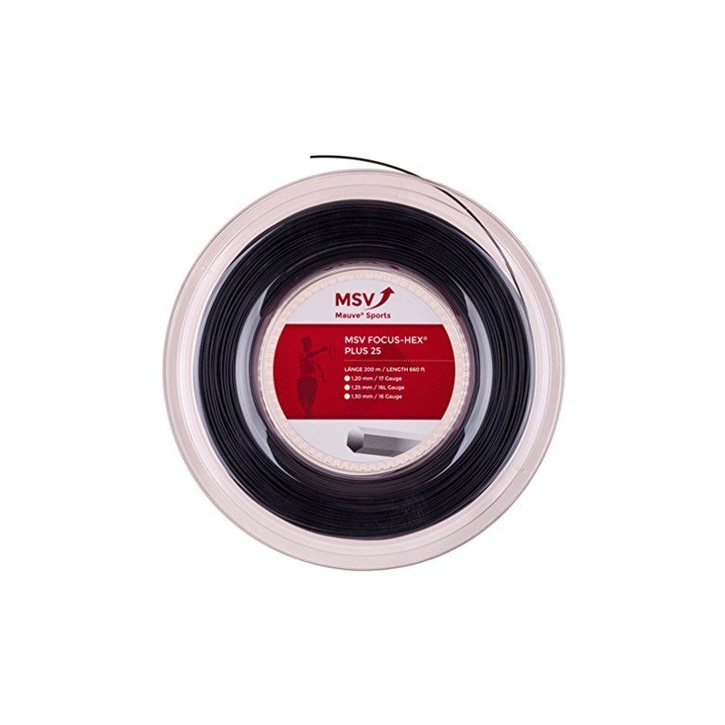 MSV Focus HEX PLUS 25 200 M Black black Size:1.20mm