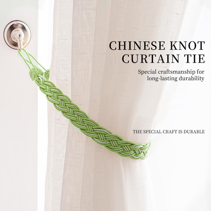 Curtain Tie Backs Rope - ShiningUU 4 Pack 23 Inch