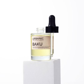 URBANIC BAKU feuchtigkeitsspendendes Gesichtsserum, 30 ml, Gesichtsserum mit Bakchiol Coenzym Q10, leicht, elastisch, Bio-Gesichtsöl für Mischhaut ohne SLS, SLES und PEG, vegane Gesichtshaut