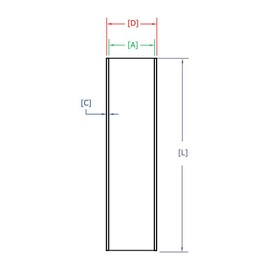 Thin Wall Round Tubes - Clear 4.0" Round Thin Wall 48" Tube MOCAP PRT00079 (qty12)