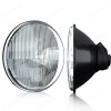 SHENKENUO 7 Inch LED GLASS Headlight Round, ORIGINAL CLASSIC LOOK