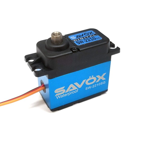 Savox SW-2210SG - Waterproof High Voltage Digital 7.4V Steel Gear Servo 0.11 sec