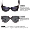 Face Shadow Women's Polarised Over Sunglasses for Glasses Wearers, UV