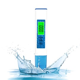 4 in 1 PH Meter, TDS & EC Meter, Payer Measuring Instrument, Digital PH Meter, Water Quality Measuring Inspection Kit, High Accuracy, Measuring Range, pH 0-14, TEMP PPM Inspection, 0 - 60 °C