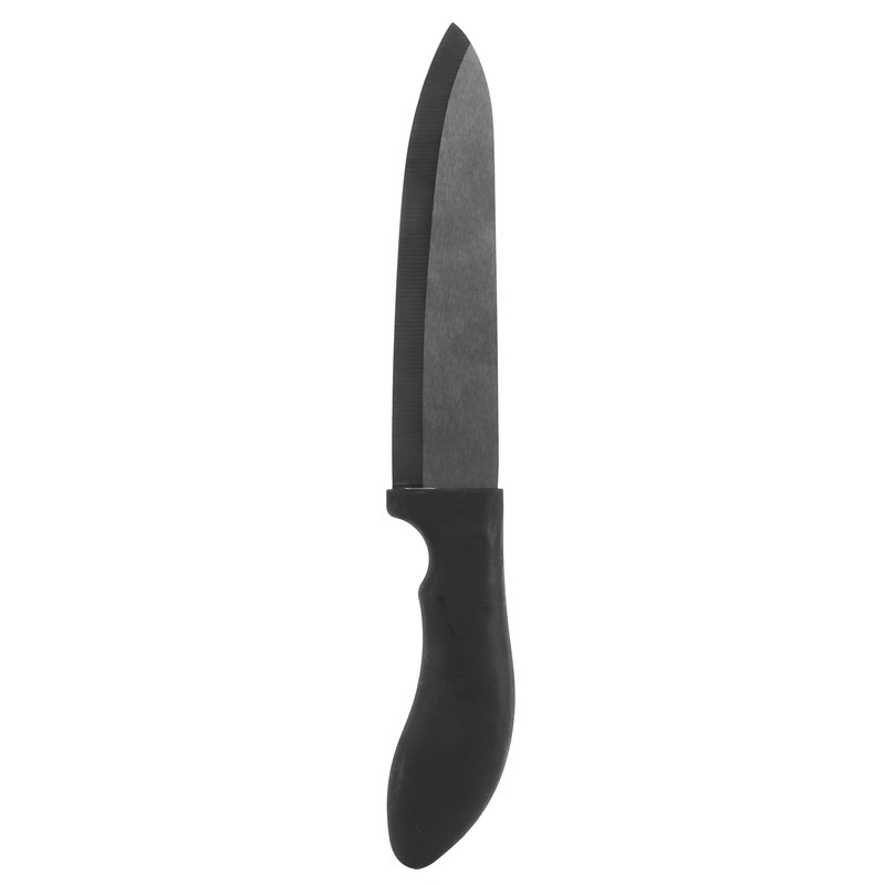 3Pcs Fruit Knife with Ergonomic Handle Black Blade Ceramic Cooking