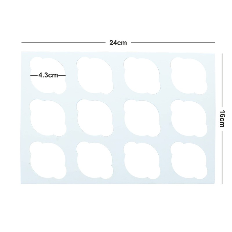 Baked with Love 650211 6/12 Cupcake Box, Includes Dual Insert
