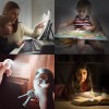 LUXSWAY Rechargeable Book Light, Portable Reading Lamp, Eye Care Book