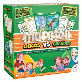 Juego DE Mesa MARATON Chicos VS Grandes Caja Carton                                                                                                   