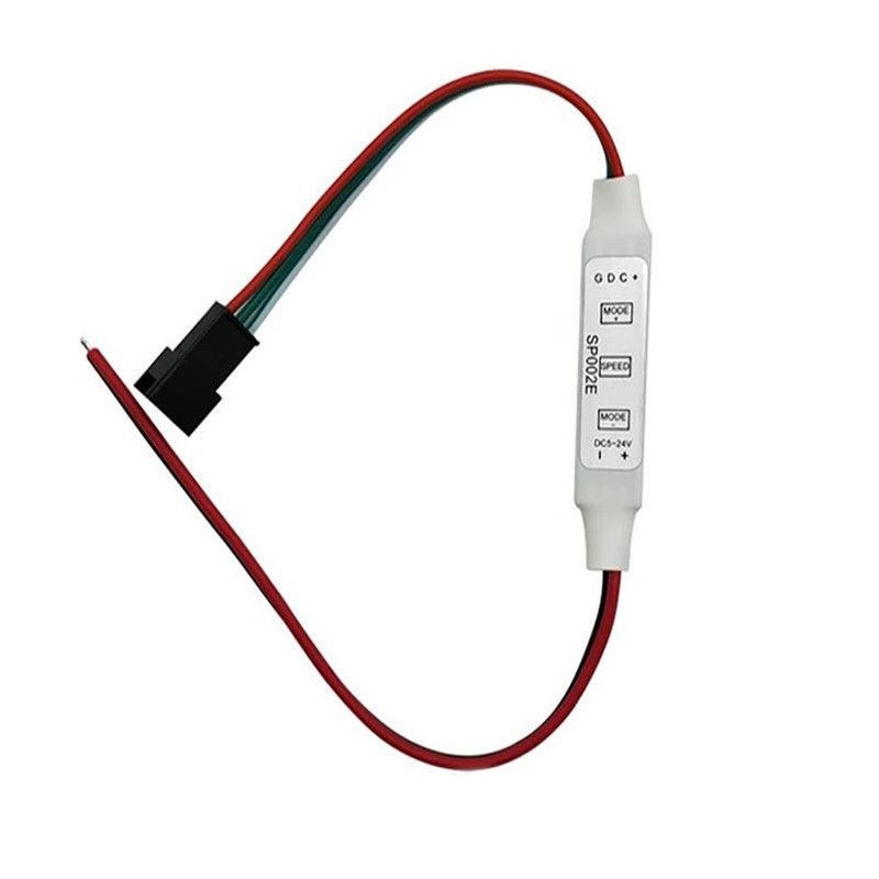 Vrabocry WS2811 WS2812B SK6812RGB Addressable LED Light Portable 3Key Mini