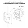 SEBSON® Motion Sensor Indoor Flush-Mounted LED Suitable for Wall Mounting