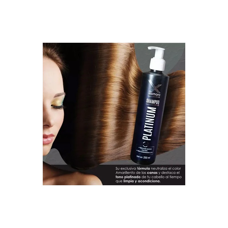 Shampoo Matizador Platinum Xiomara 250 Ml