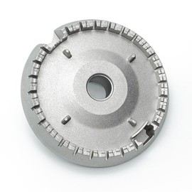 Surface Burner Base for Whirlpool, W10256028 Gas Range Surface Burner Base Head Chrome, WPW10256028