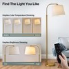 Oneach 62" Arc Floor Lamp for Living Rooms, Gold Tall