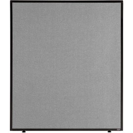 Global Industrial Office Partition Panel, 36.25 Inch Width x 42 Inch Height, Gray Color, 1 Piece, Build Your Own Office Design System