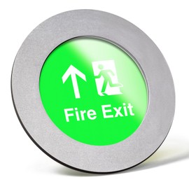 HILITING HD Logo Lens for LED Logo Projector GOBO Lens GOBO Glass Films - Fire Exit Sign
