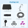Hibbent High Pressure Shower Head Combo 5 Spray Rainfall Showerhead