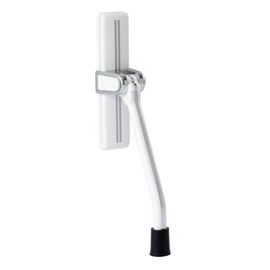 Bon Furniture Door Stopper, Entrance Magnet, Strong, One-Touch, Foldable, Sliding Type, Adjustable Height, Made in Japan, White