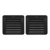 2pcs Air Vent Ventilation Opening Side Exhaust Port Rectangular Ventilation