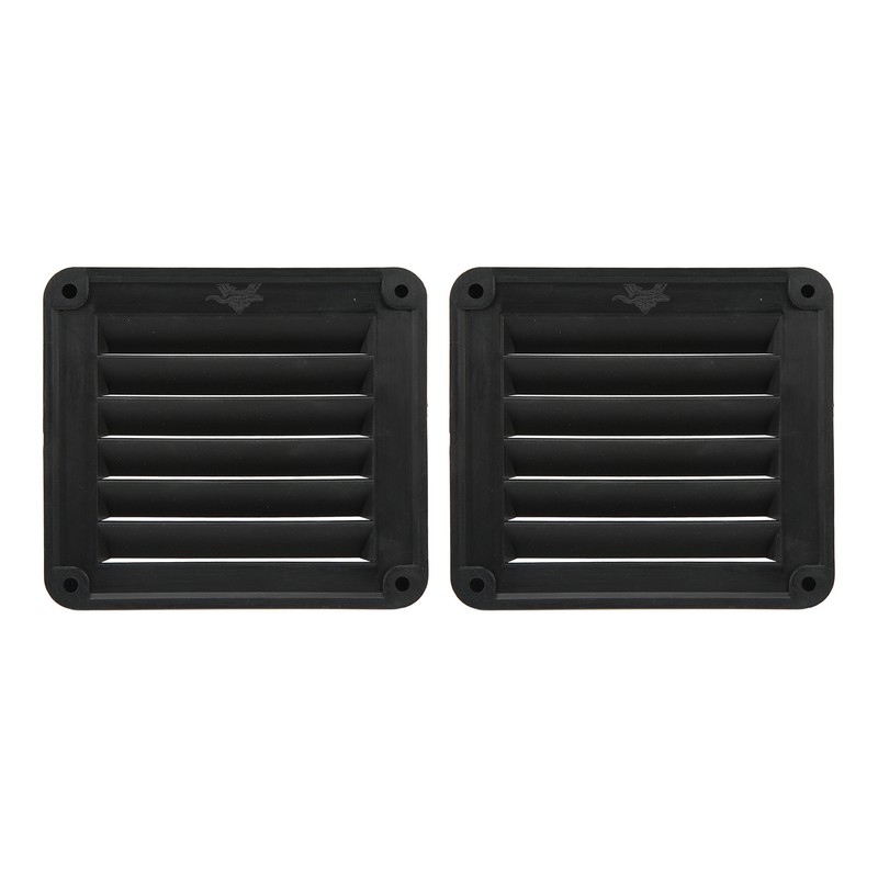 2pcs Air Vent Ventilation Opening Side Exhaust Port Rectangular Ventilation