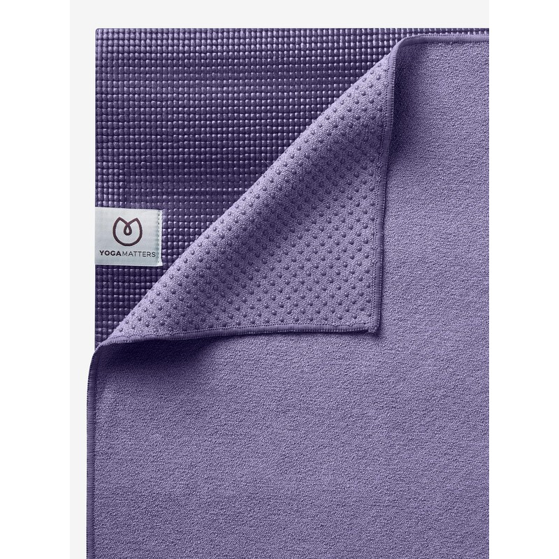 Yogamatters Grippy Yoga Mat Towel, 183cm x 61cm | Non-Slip
