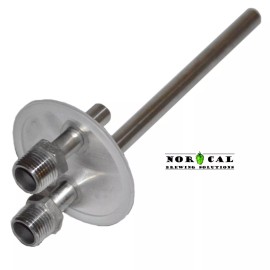 NorCal Brewing Solutions Jaybird WIDE MOUTH CANNING JAR DISTILLING THUMPER - NPT Connections