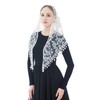 Wgior Triangle Catholic Church Veils Floral Lace Scarf Mass Mantilla