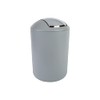 axentia Swing Lid Bin 5 L Matt Grey