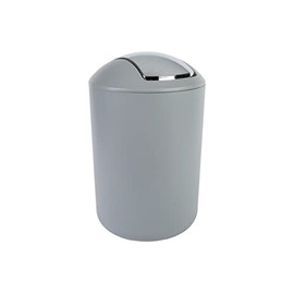 axentia Swing Lid Bin 5 L Matt Grey