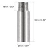 uxcell Shower Head Extension Arm Stainless Steel 1/2PT Male to