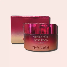 The Saem 더샘 링클 프라임 로즈 피디알엔 크림 50ml 쫀쫀한 The Sam Wrinkle Prime Rose PDRN Cream 50ml Elastic