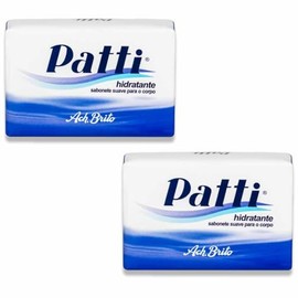ACH Brito Patti Soap, 160g, Set of 2 – Classic Portuguese Bar Soap with Floral Fragrance, Gentle Cleansing, Moisturizing, Made in Portugal