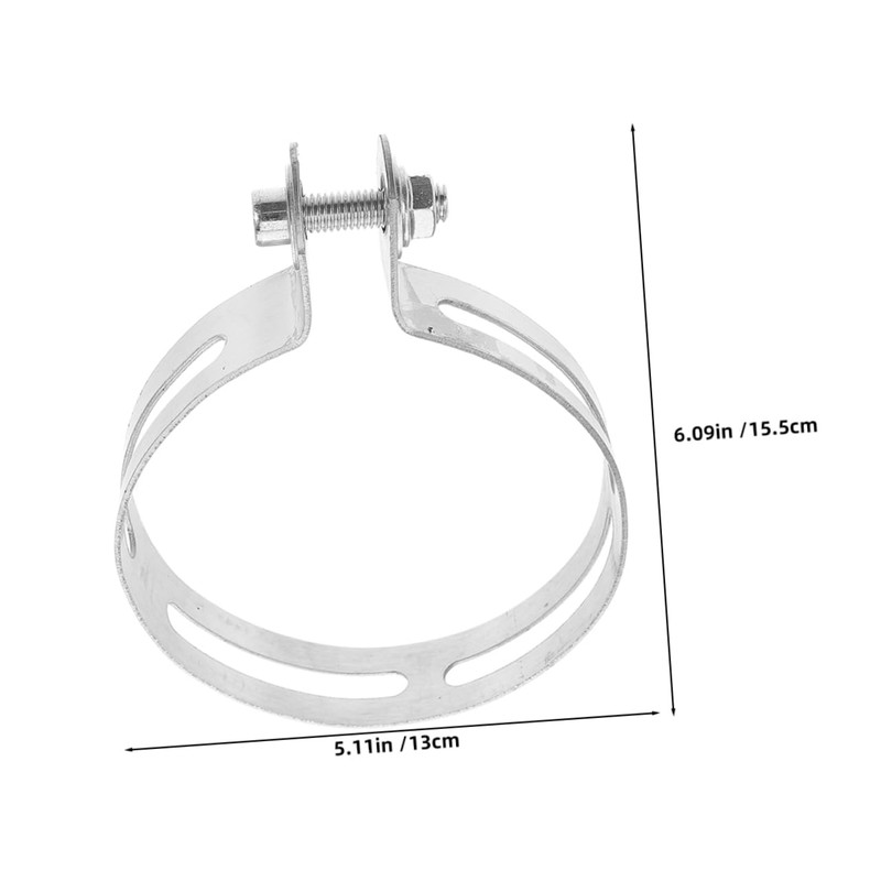 CHILDWEET Motorcycle Exhaust Bracket Clamp Stainless Steel Support for Secure