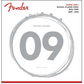 Fender Super 250 String Set - 250LR (009/046) - Nickel-Plated Steel - Ball Ends, 0730250404