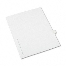 Avery : Avery-Style Legal Side Tab Divider, Title: 8, Letter, White, 25 per Pack -:- Sold as 2 Packs of - 25 - / - Total of 50 Each