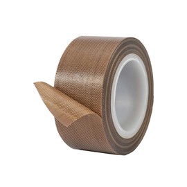 Qrity Teflon Tape, High Temperature Tape, 50 mm x 10 m, Thickness 0.18 mm, Heat Resistant up to 300 °C, for Hand Sealing, Impulse Sealing, Pack of 1