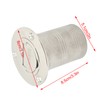 Boat Filler Right Angle Clamshell 316 Stainless Steel Hardware for