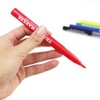 com-four® 5 x Textile Markers Fine Tip Laundry Markers in