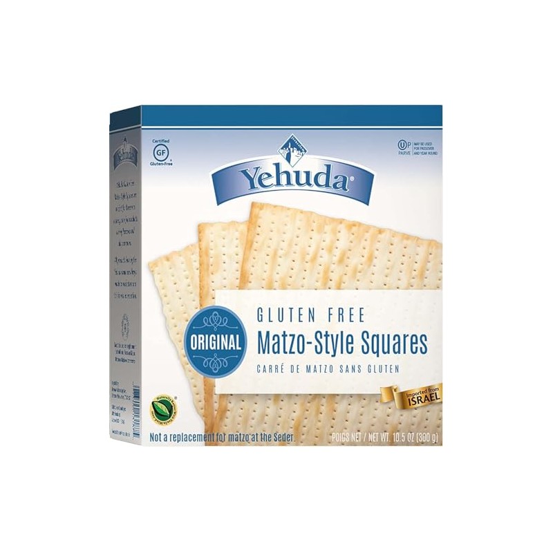 Yehuda Gluten Free Matzo Squares 300g | Kosher for Passover