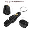 SAUYRASY 10Pcs Black Heavy Tension Snap Release Clips for Kites