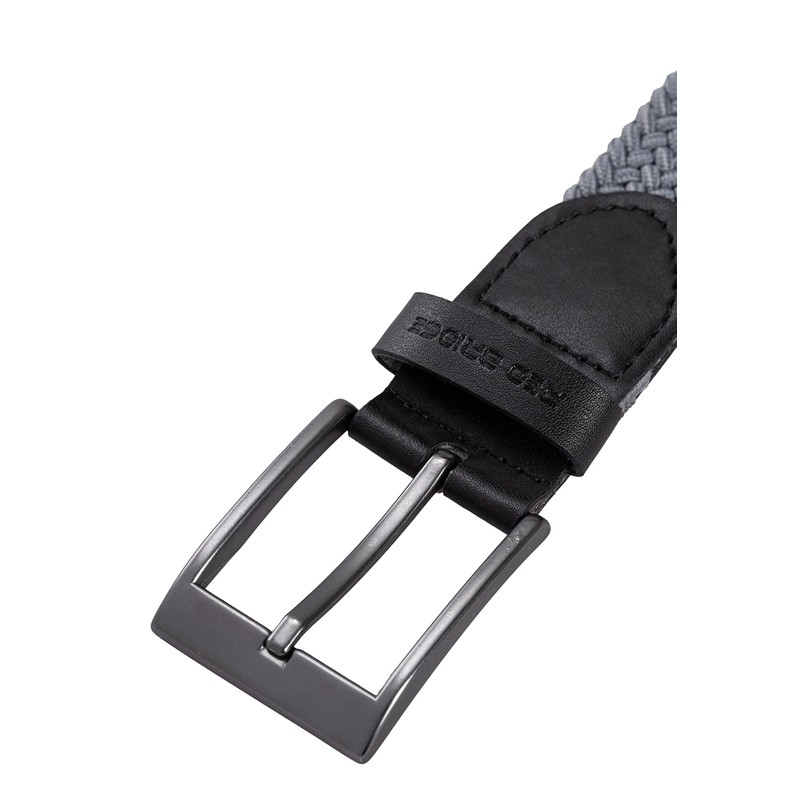 Redbridge Braided Belt Elastic Flexible Adjustable Unisex Stretch Belt, gray