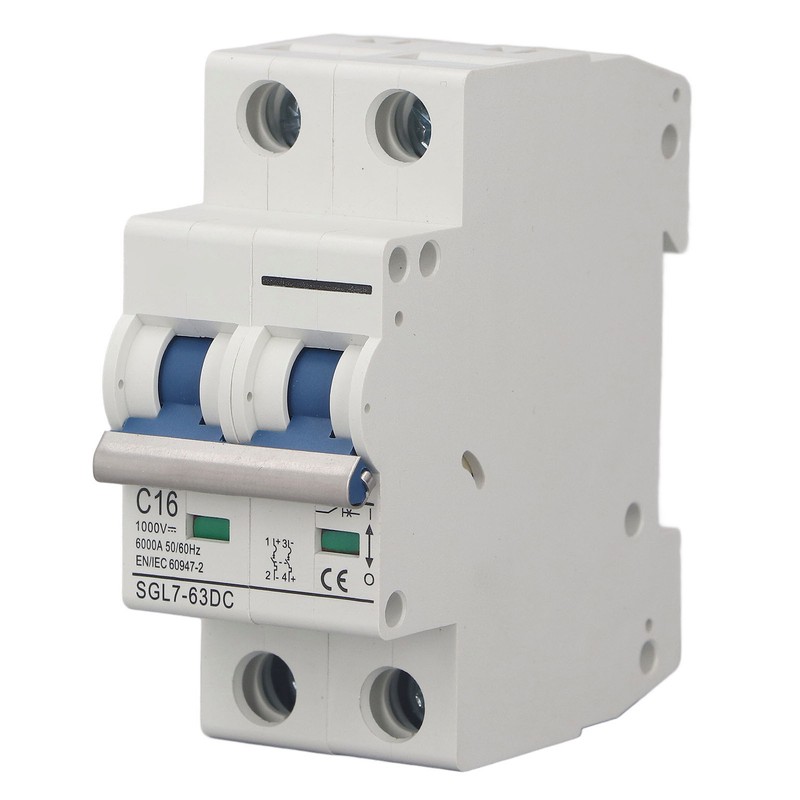 DC Miniature Circuit Breaker Pa66 Quick Response Arc Extinguishing PV